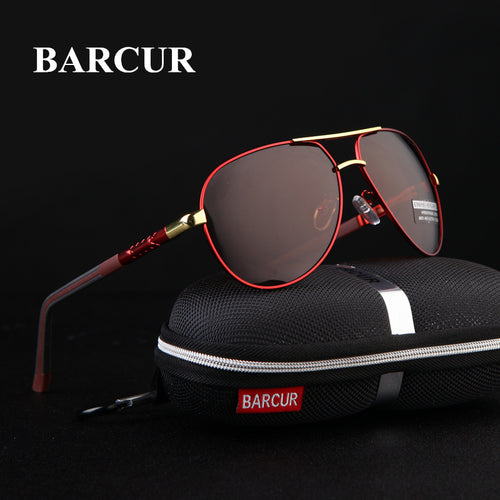 BARCUR Aluminum Magnesium Men's Sunglasses